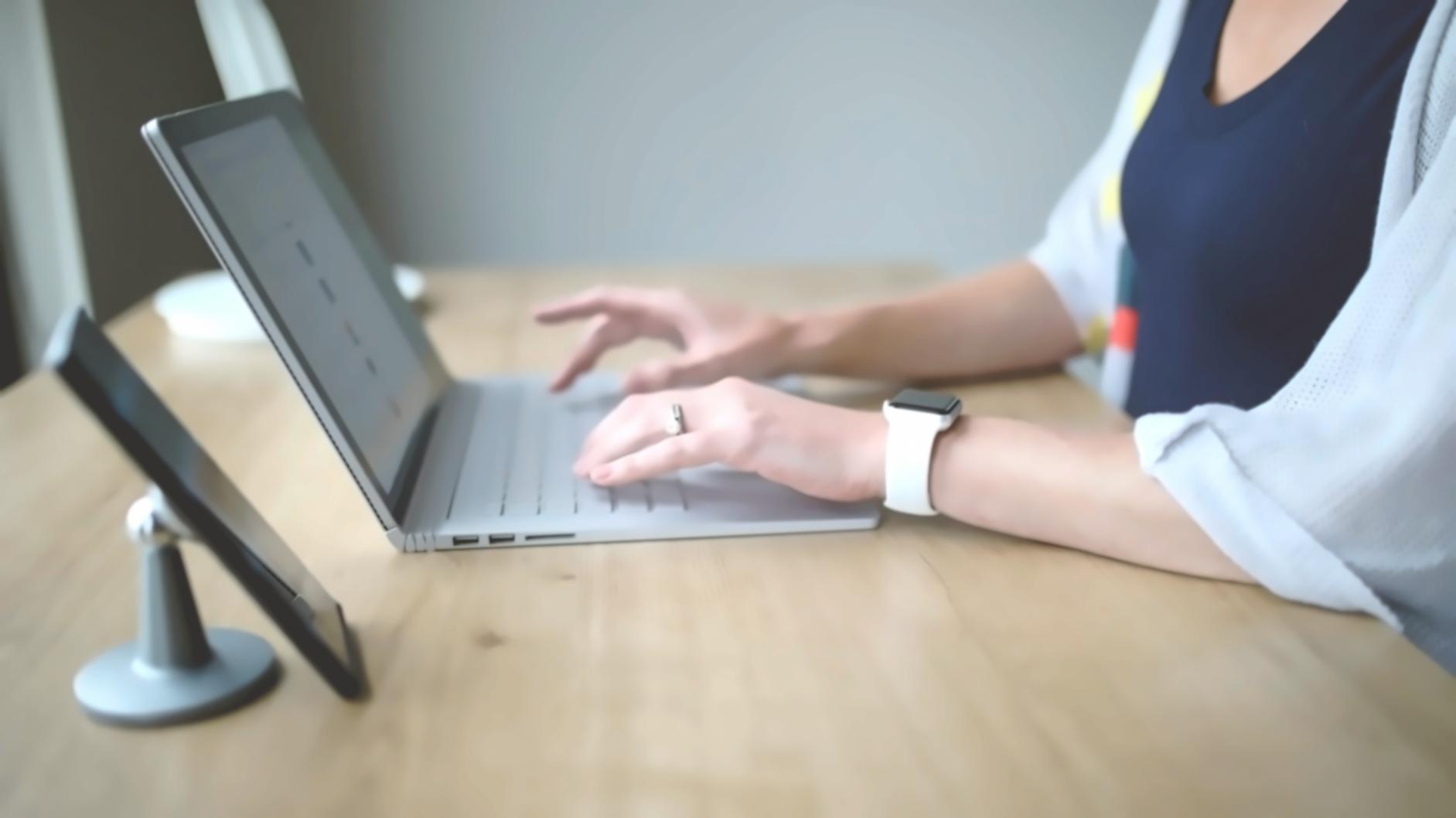 Professional workspace with financial planning documents and analysis charts